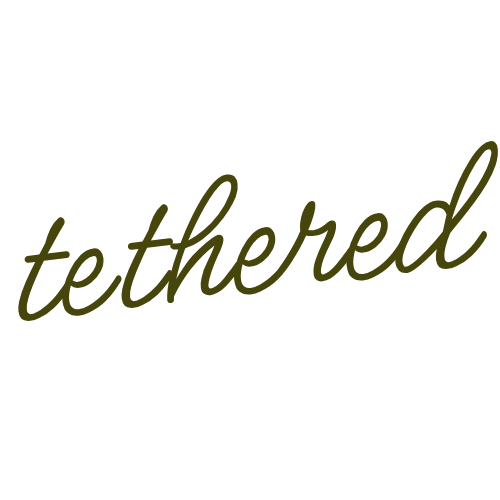tethered brand logo with minimalist design